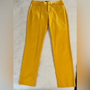 Banana Republic Sloan Curvy Fit pants. Size 4. Beautiful golden yellow.